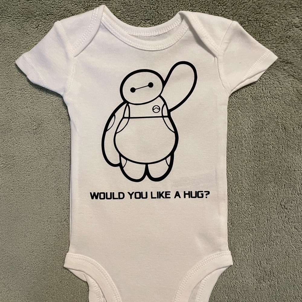 Baymax baby onesie